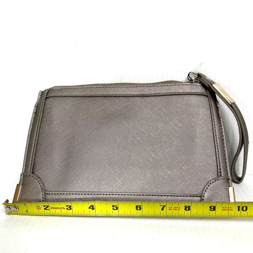 Design Studio MS Pewter Wristlet Clutch with Pewter Rose Gold Accents - Picture 8 of 9